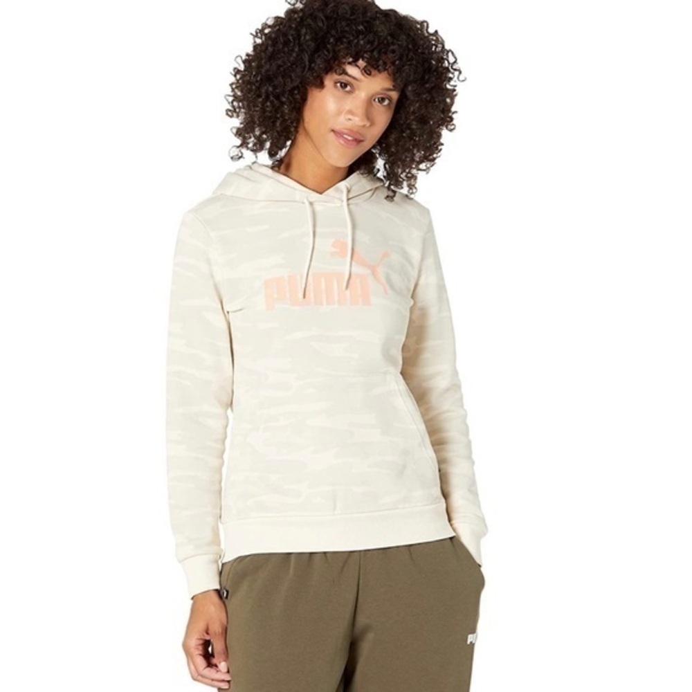 Puma Essentials Logo Camo Hoodie